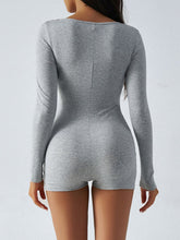 Devine Highly Stretchy Long Sleeve Romper OutfitFlow